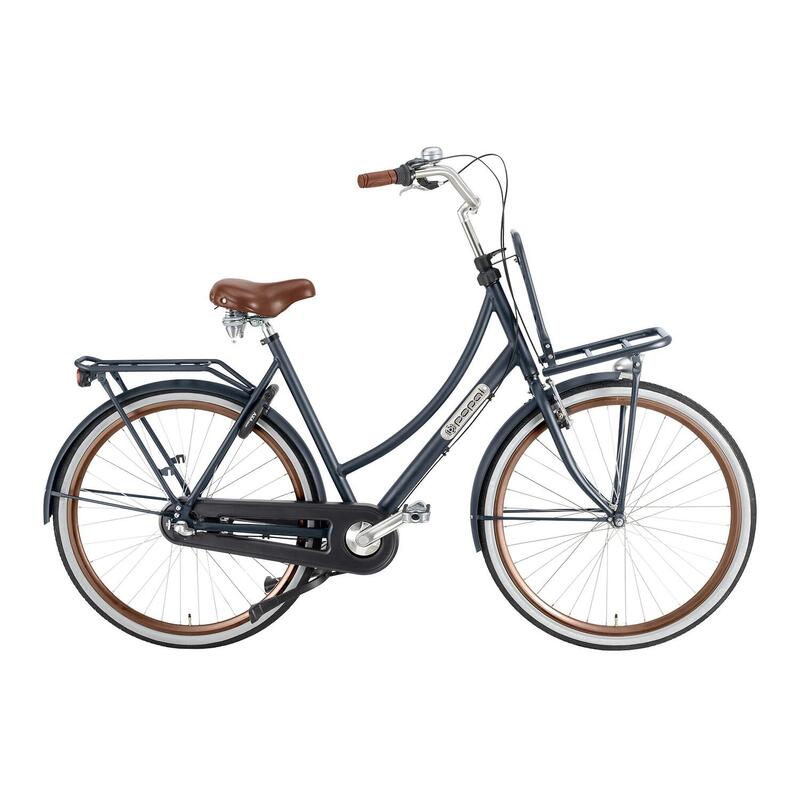 Popal Daily Dutch Basic+ N3 VB Transportfiets - Stadsfiets Dames - Petrol Blauw