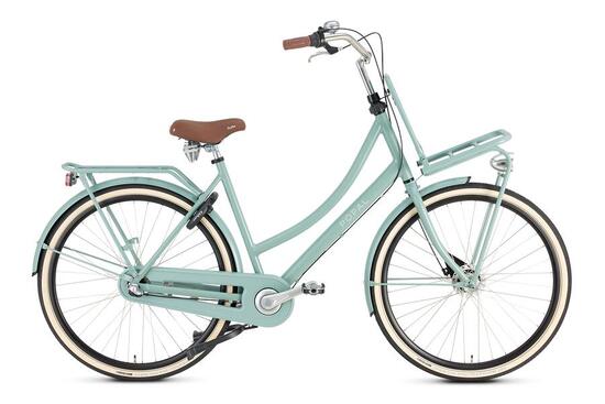 Popal Daily Dutch Prestige N3 Transportfiets - Stadsfiets Dames - Mineral Green