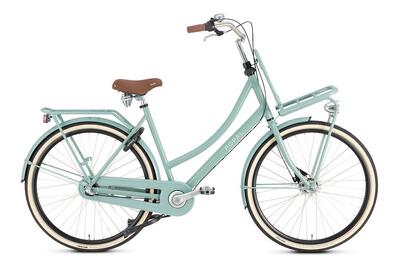 Popal daily dutch prestige n3 transportfiets - stadsfiets dames - mineral green