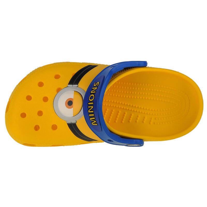 Chinelos de dedo Crocs Fun Lab Classic I Am Minions Clog Jr, Amarelo, Crianças