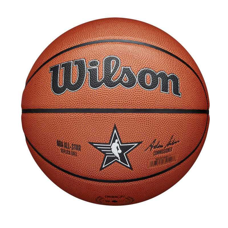 Réplica de bola de basquetebol wilson nba all-star 2024 indianapolis tamanho 7