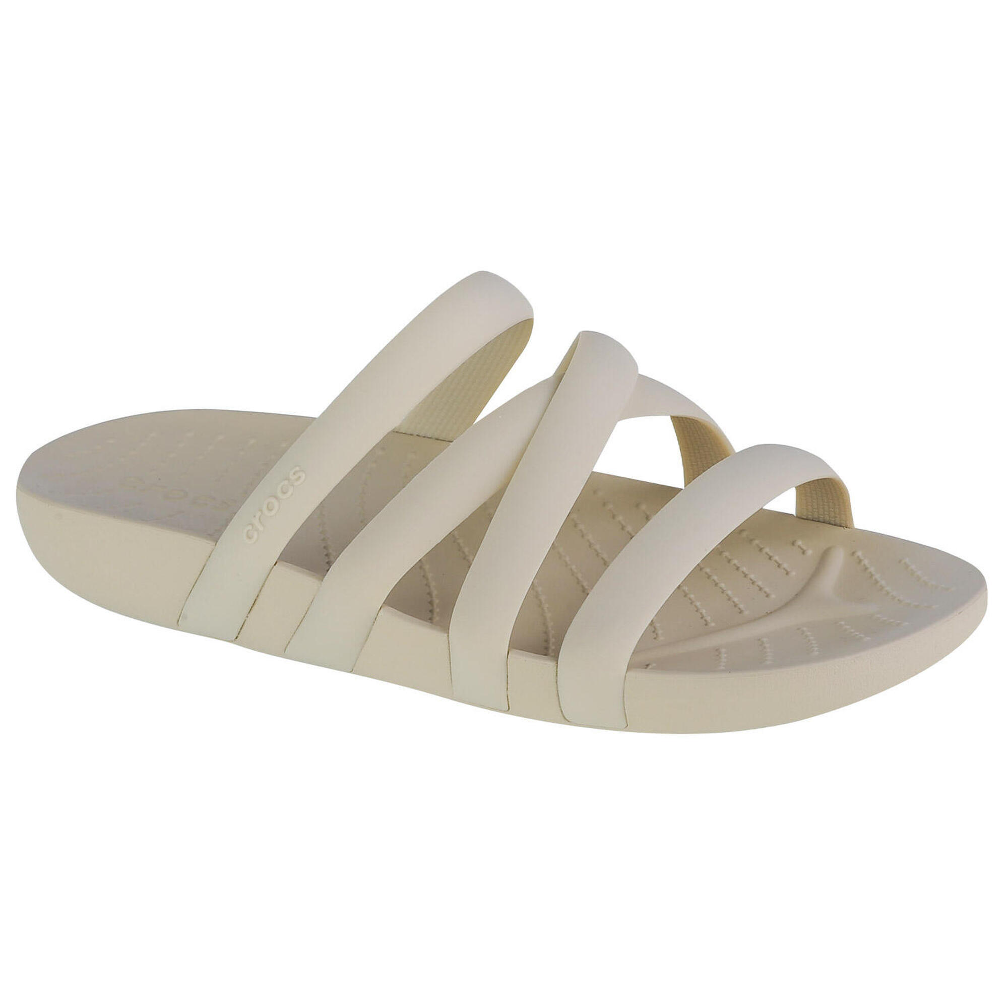Crocs - Chaussons Pour Femmes Splash Strappy Sandal - Claquettes - Beige - Decathlon