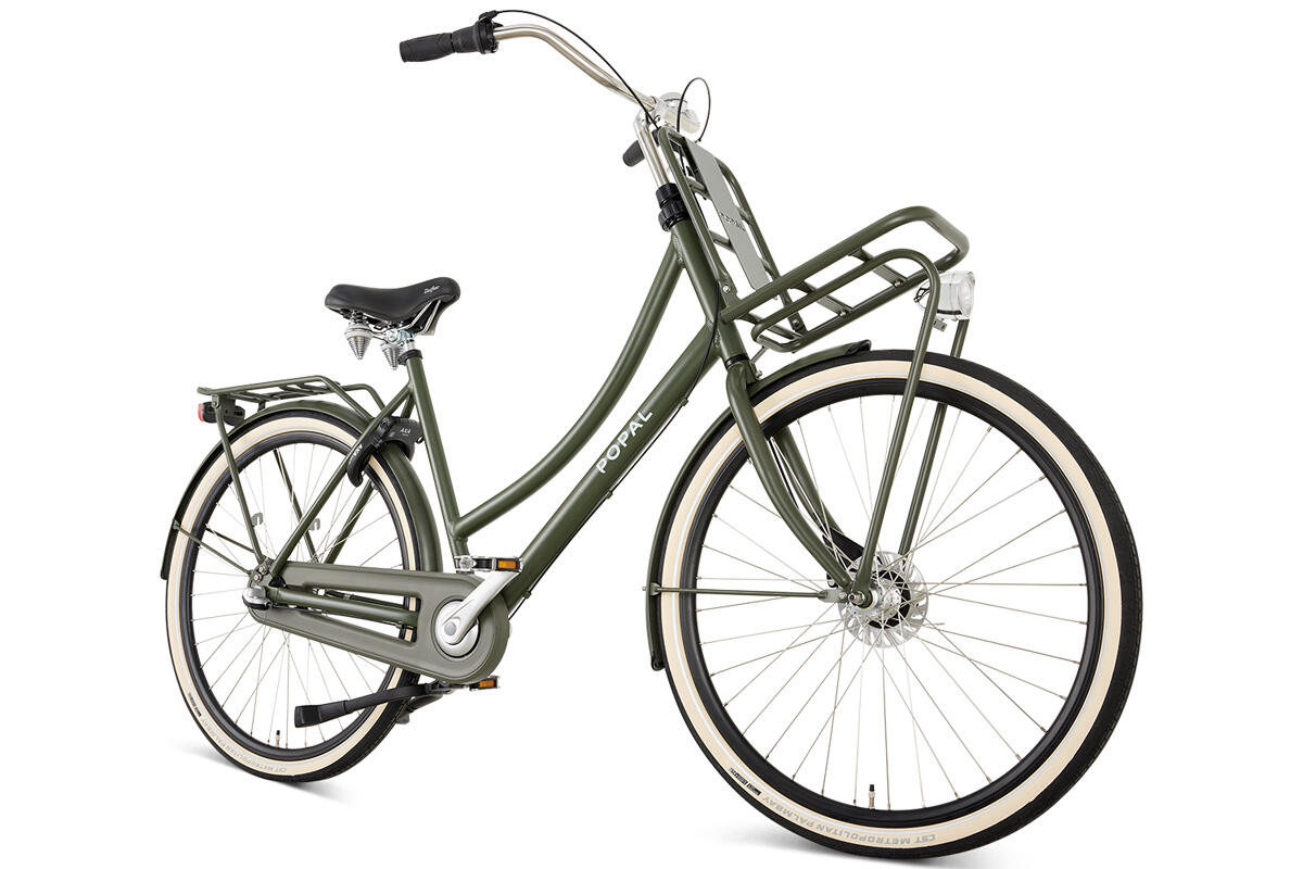 Popal Daily Dutch Prestige N3 Transportfiets - Stadsfiets Dames - Legergroen 2/6
