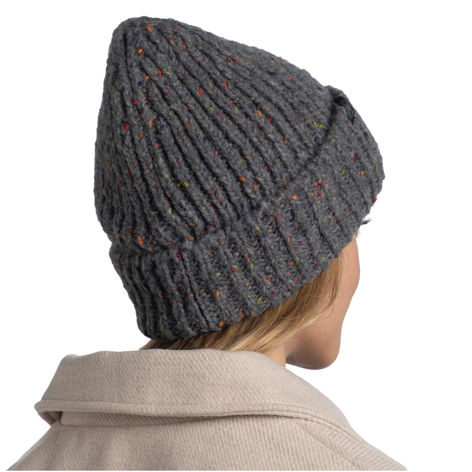 Bonnet unisexes Knitted Fleece Hat Beanie 3/3