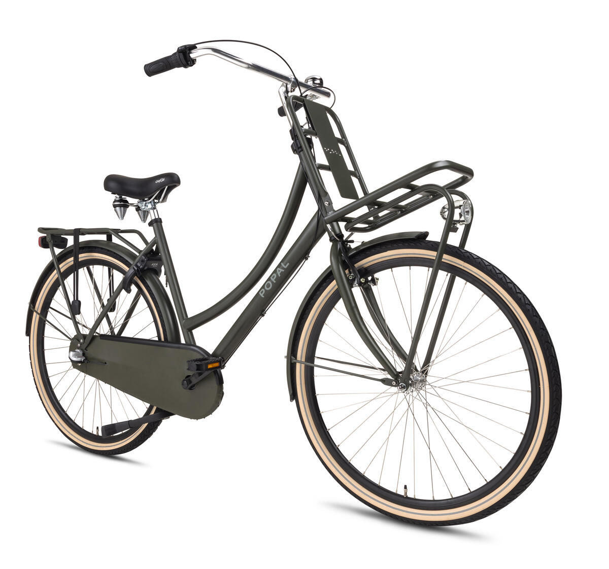 Popal Daily Dutch Basic+ N3 Transportfiets - Stadsfiets - Dames - Army Green 2/3