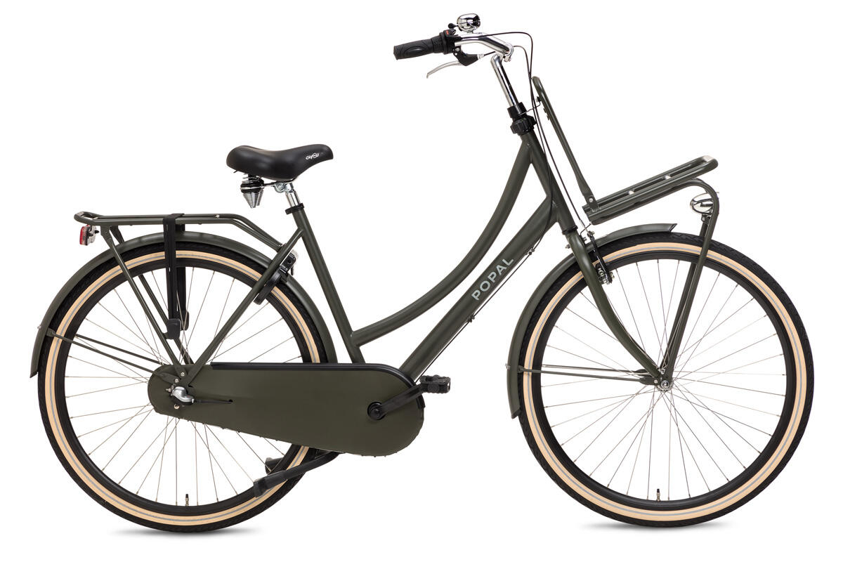 POPAL Popal Daily Dutch Basic+ N3 Transportfiets - Stadsfiets - Dames - Army Green