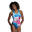 Maillot de bain une-pièce Femme - Waves Breaking V Back