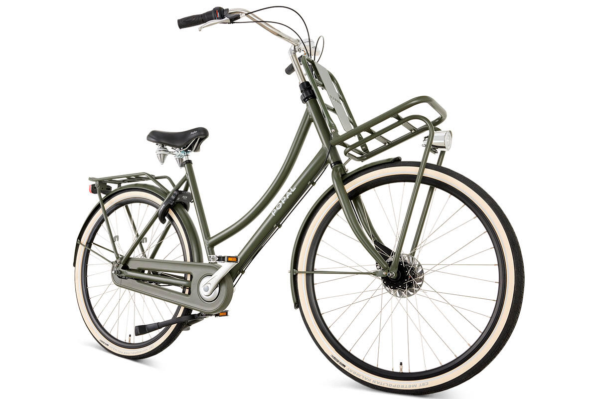 Vélo Hollandais Popal Daily Dutch Prestige N7 - Femme - Vert Armée 2/5