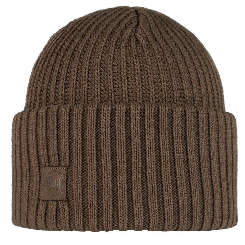 Uniszex sapkák, Buff Knitted Fleece Hat Beanie, barna