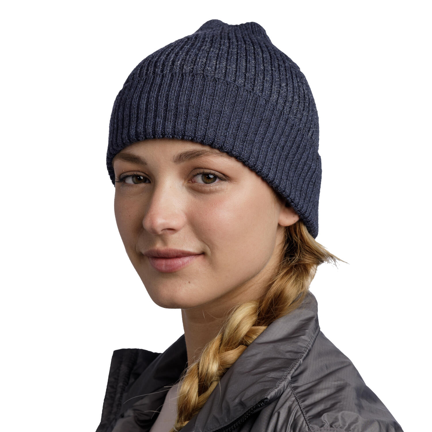 Czapka sportowa Running z odblaskiem z wełny merino active beanie 3/7