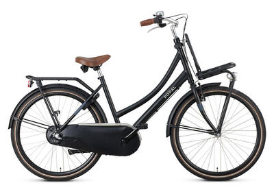 Popal daily dutch basic+ n3 - kinder transportfiets - 26 inch - mat zwart