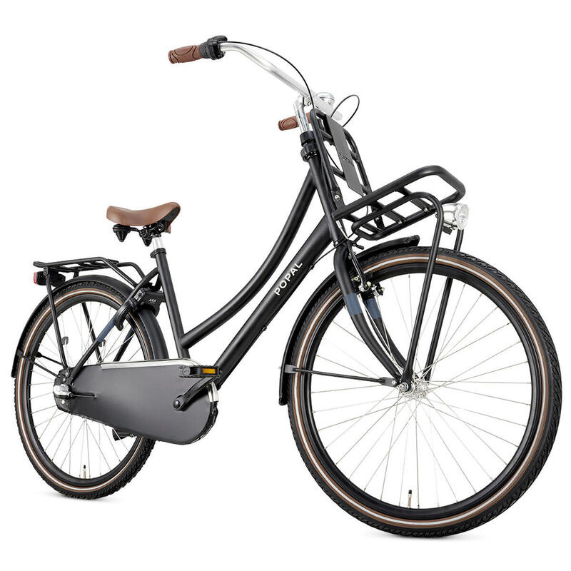 Vélo Enfant Hollandais Popal Daily Dutch Basic+ N3 - 26 pouces - Noir Mat