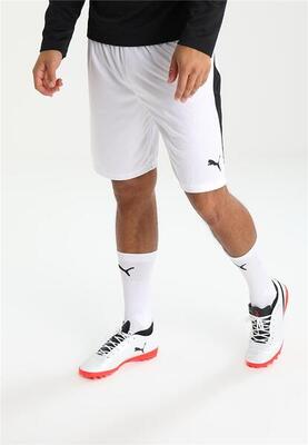 Puma liga heren voetbalshort - wit en zwart