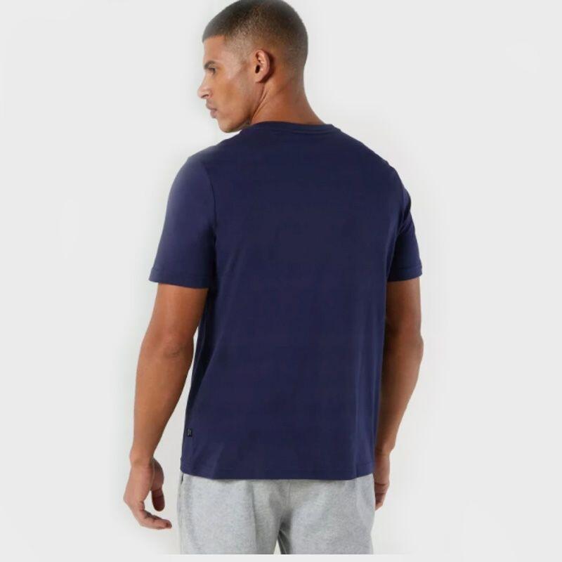 Essentials Logo T-Shirt Herren PUMA Peacoat Blue 4/4