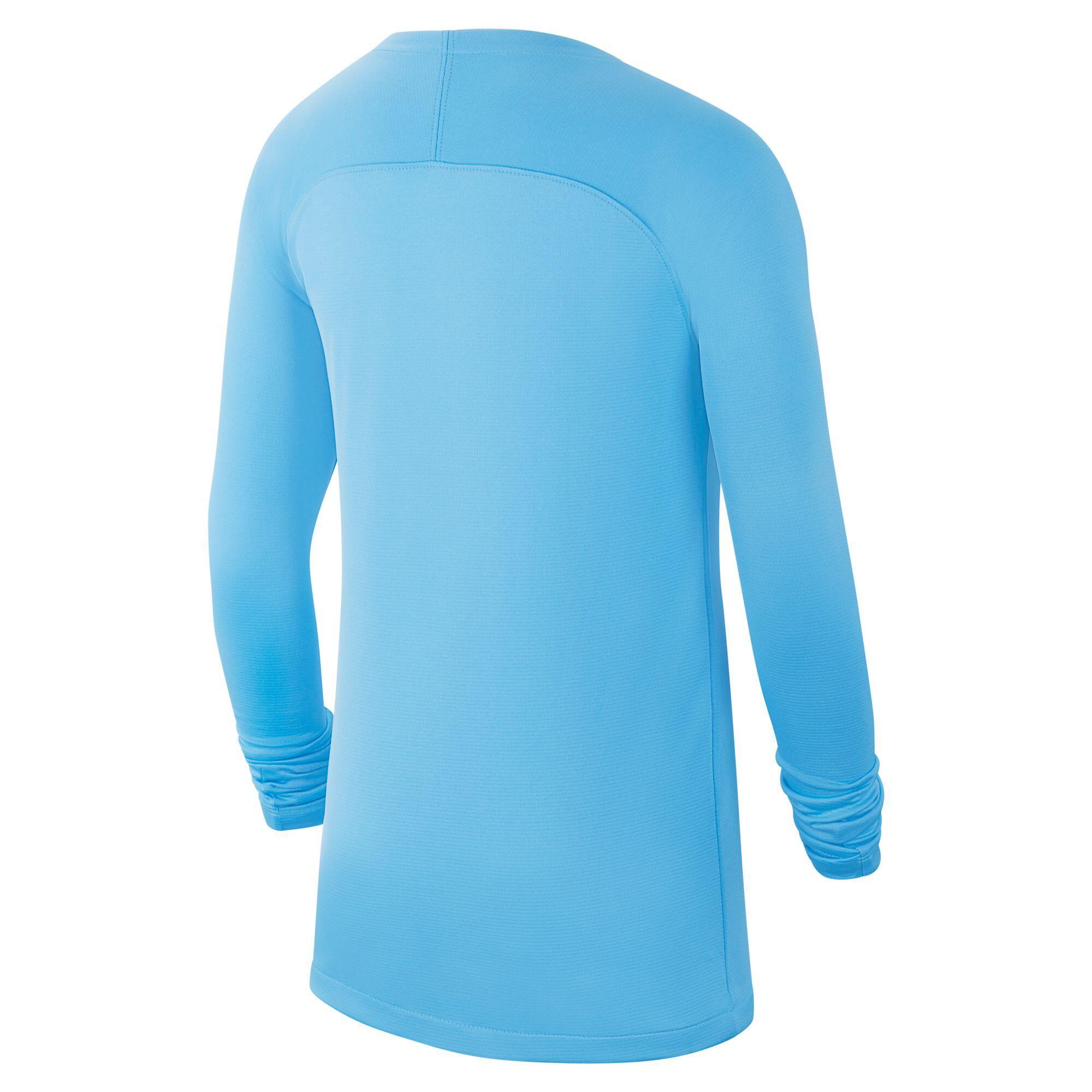 Maglie maniche lunghe da calcio junior nike azzurro 3/3