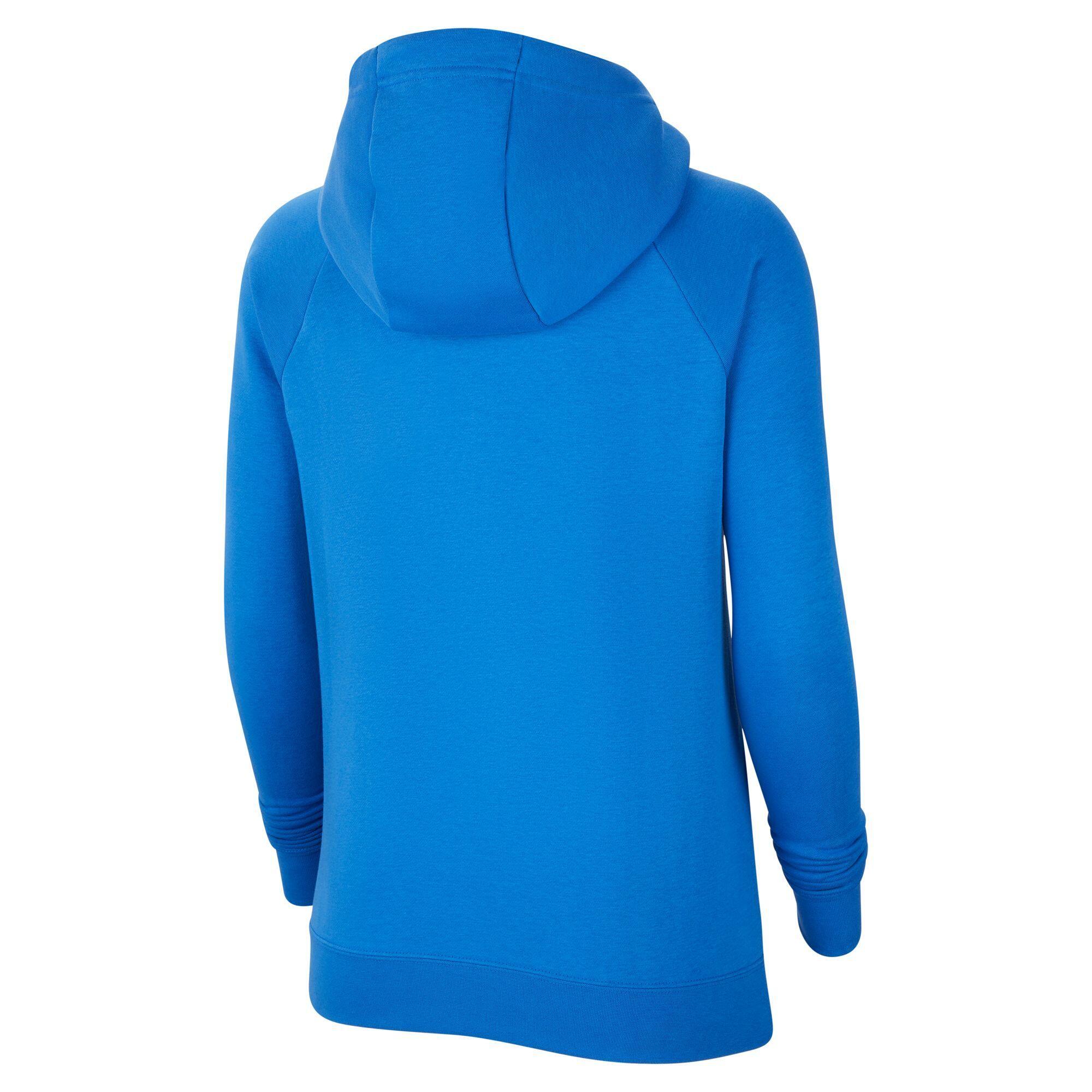 Felpa con cappuccio donna ( fleece) nike royal blue 3/4