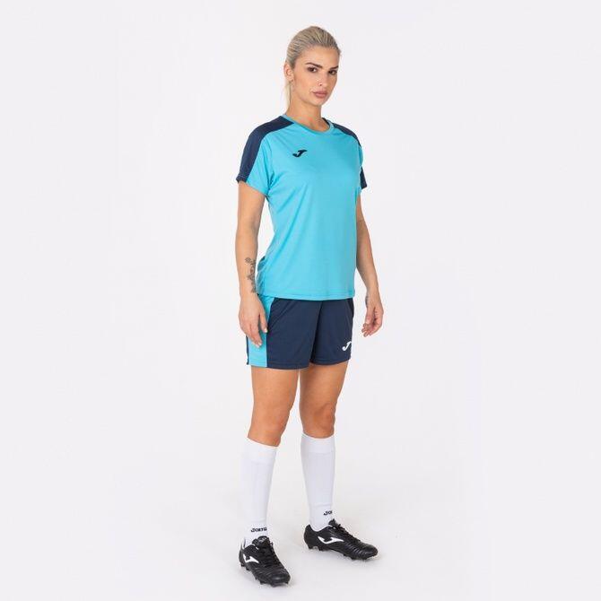 Maillot Manches Courtes Football Enfants Joma Academy III Turquoise 2/3