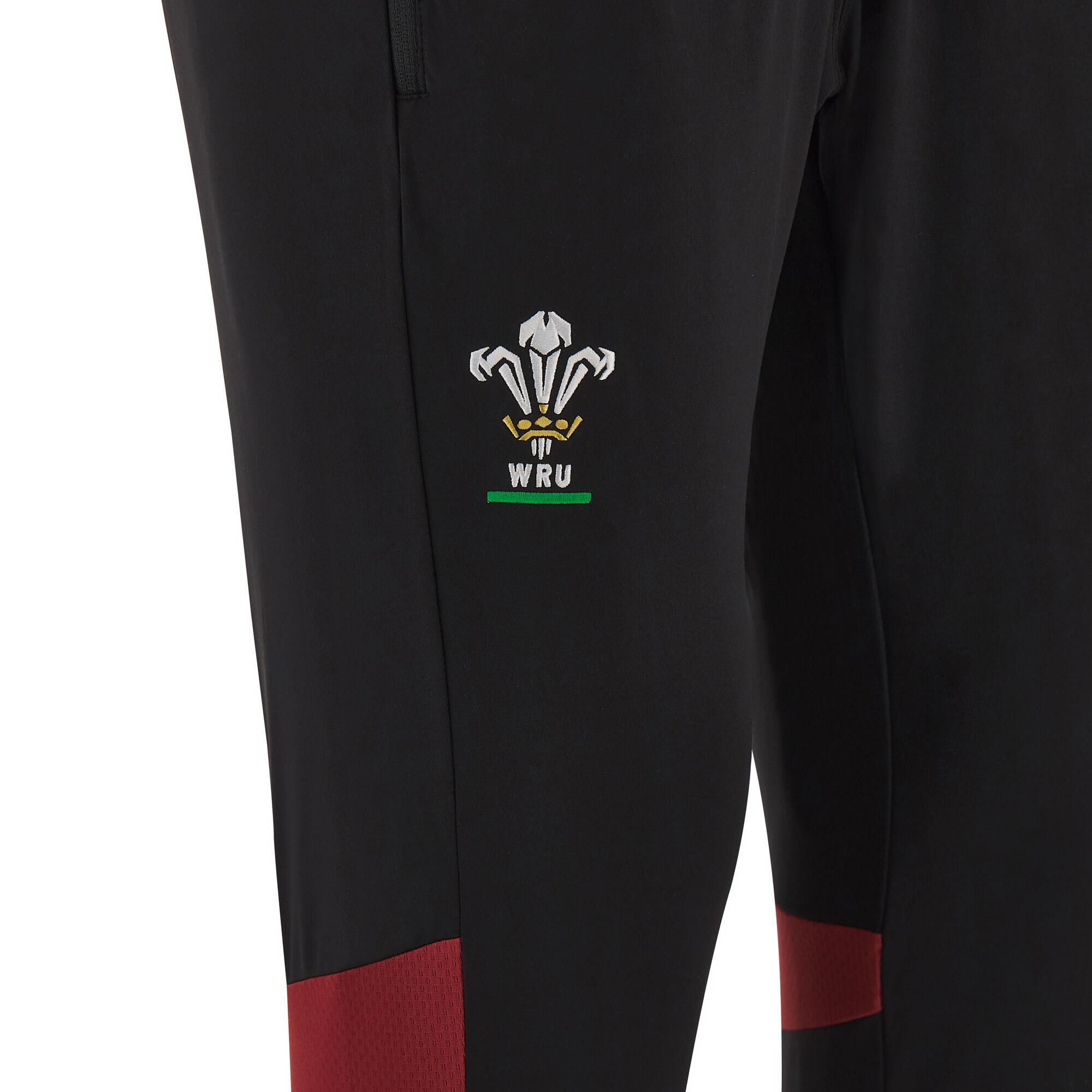 Macron Wales WRU Mens Training Fitted Pants 3/5