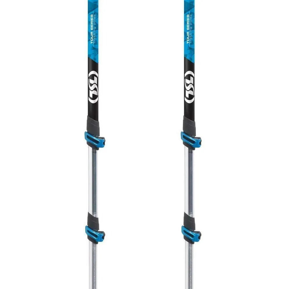 Bastões de Trekking TSL - Telescópico - TOUR ALU 3 CROSS Twist Blue 4/6