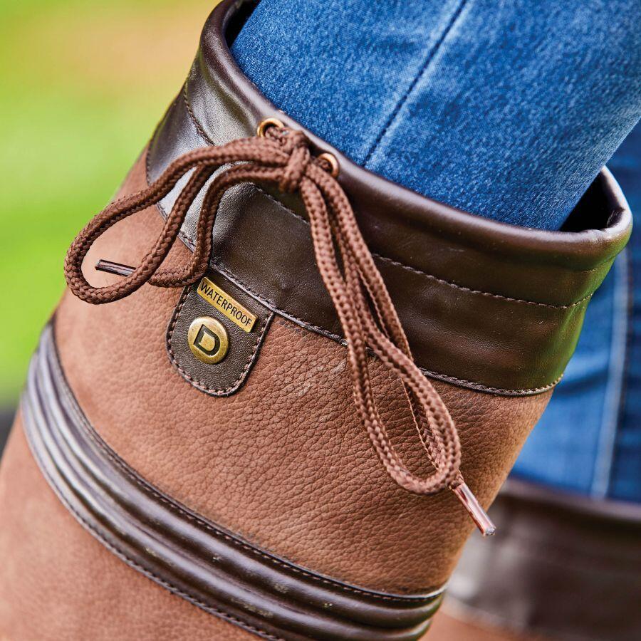 Bottes D'équitation Dublin Edge Femme - Cuir Imperméable - Gris - Taille 10.5 US (41 EU)