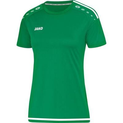 Jako striker 2.0 dames shirt korte mouw - wit / sportgroen