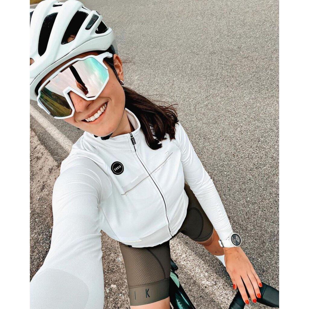 Uniwersalne sportowe okulary przeciwsłoneczne z polaryzacją VIF Two White 2/7
