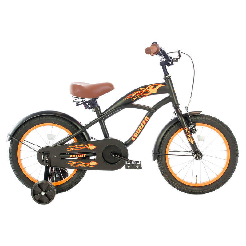 Cortego Cruiser Jongensfiets Oranje 12 Inch - Kinderfiets voor 2 tot 4 Jaar