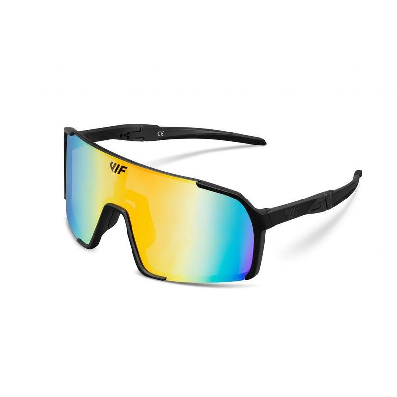 Uniwersalne sportowe okulary przeciwsłoneczne z polaryzacją VIF One Black