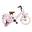 Cortego Liberty Vélo pour Filles 12 Pouces Rose - Vélo pour Enfants - 2 à 4 Ans