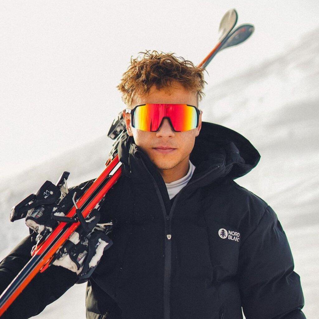 Uniwersalne sportowe okulary fotochromowe VIF One Black 2/7