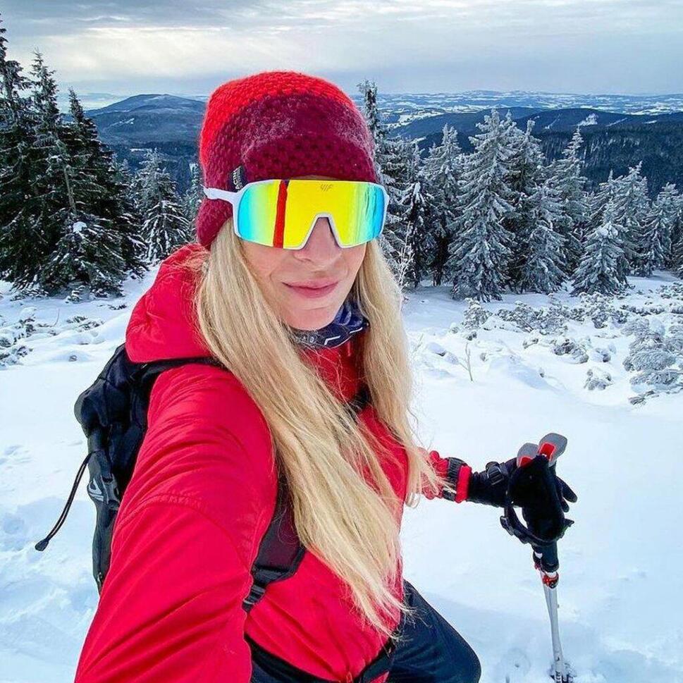 Uniwersalne sportowe okulary przeciwsłoneczne z polaryzacją VIF One White