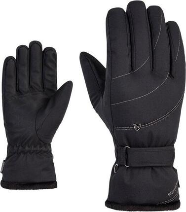 Winterhandschoenen Dames Maat 6,5 - Ziener KAHLI PR Zwart