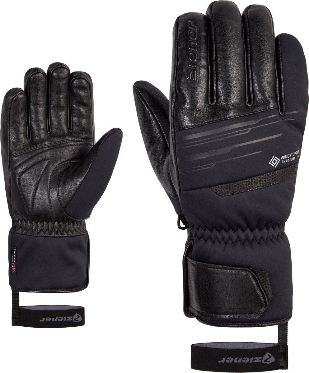 Winterhandschuhe Herren Gre 8 - Ziener GARCEL WS PR Alpine 100% Schwarz |  Decathlon