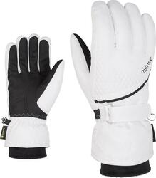 Gants d'hiver pour dames Taille 7,5 - Ziener KIANA GTX Core Plus Alpine Blanc
