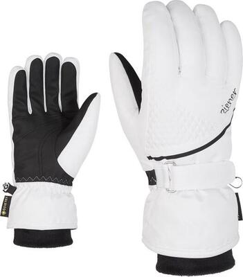 Winterhandschoenen dames maat 7.5 - ziener kiana gtx core plus alpine 100% wit