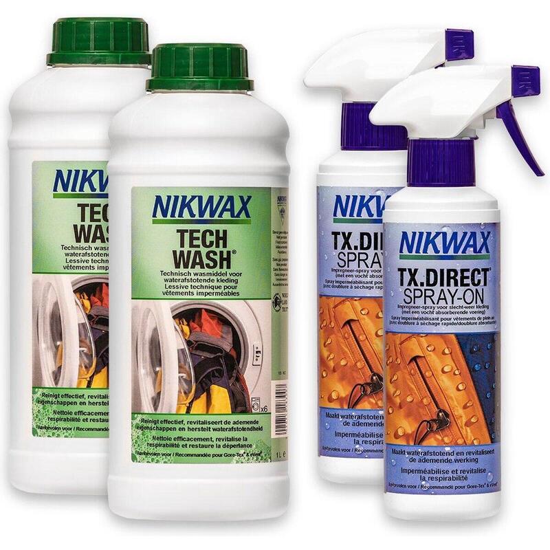 Kit de traitement imperméabilisant - 2x Tech Wash & 2x TX Direct Spray