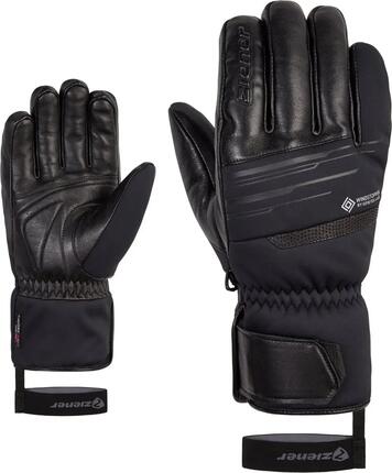 Winterhandschoenen Heren Maat 9 - Ziener GARCEL WS PR Alpine 100% Zwart