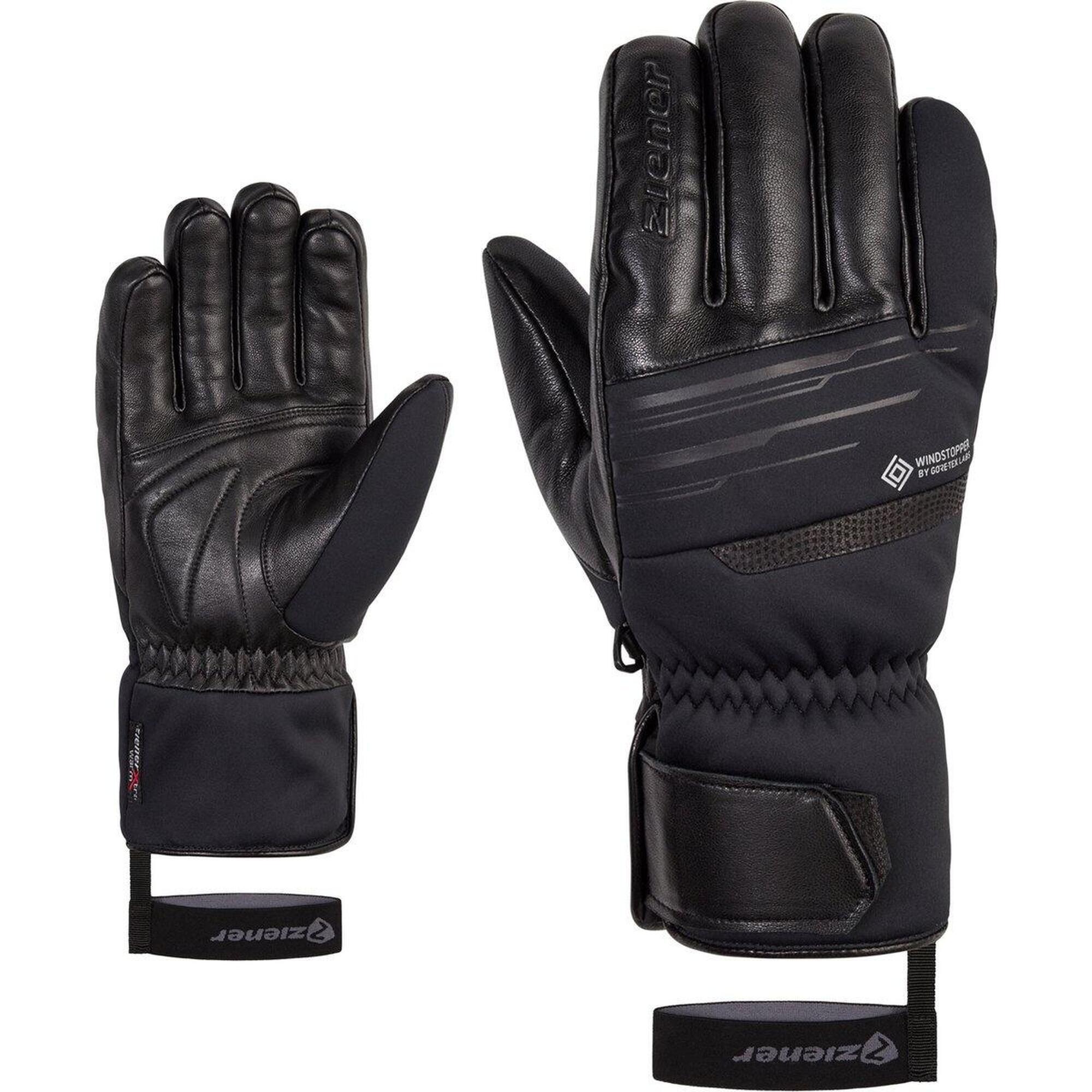 Ziener - Gants D'Hiver Pour Hommes Taille 9 - Ziener Garcel Ws Pr Alpine 100% Noir - Gants - Noir - 9 - Decathlon