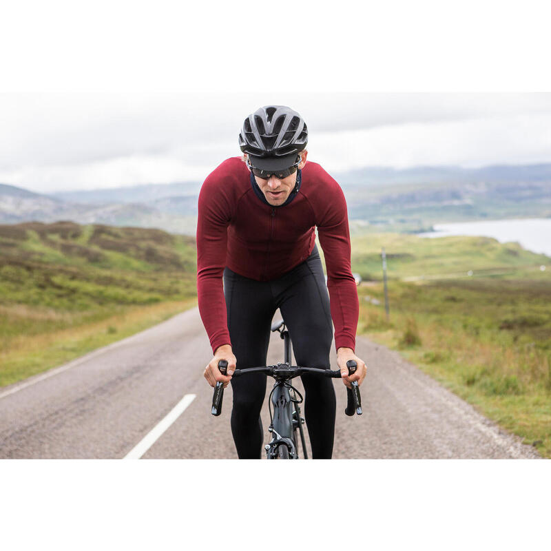 Signature Deep Winter Long Sleeve Jersey Cabernet