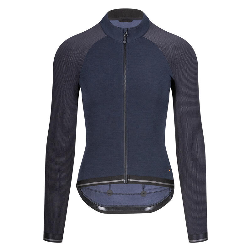 Maglia a manica lunga da ciclismo da uomo Inverno Signature Nero