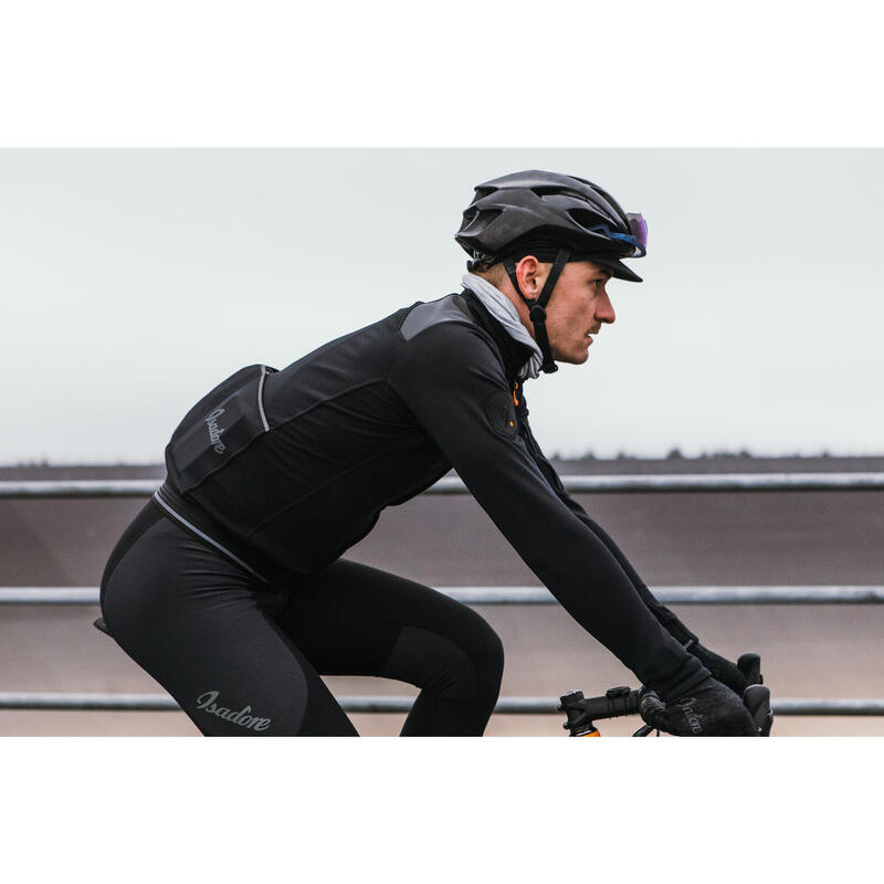 Giacca da ciclismo da uomo Softshell Inverno Profondo Signature Antracite