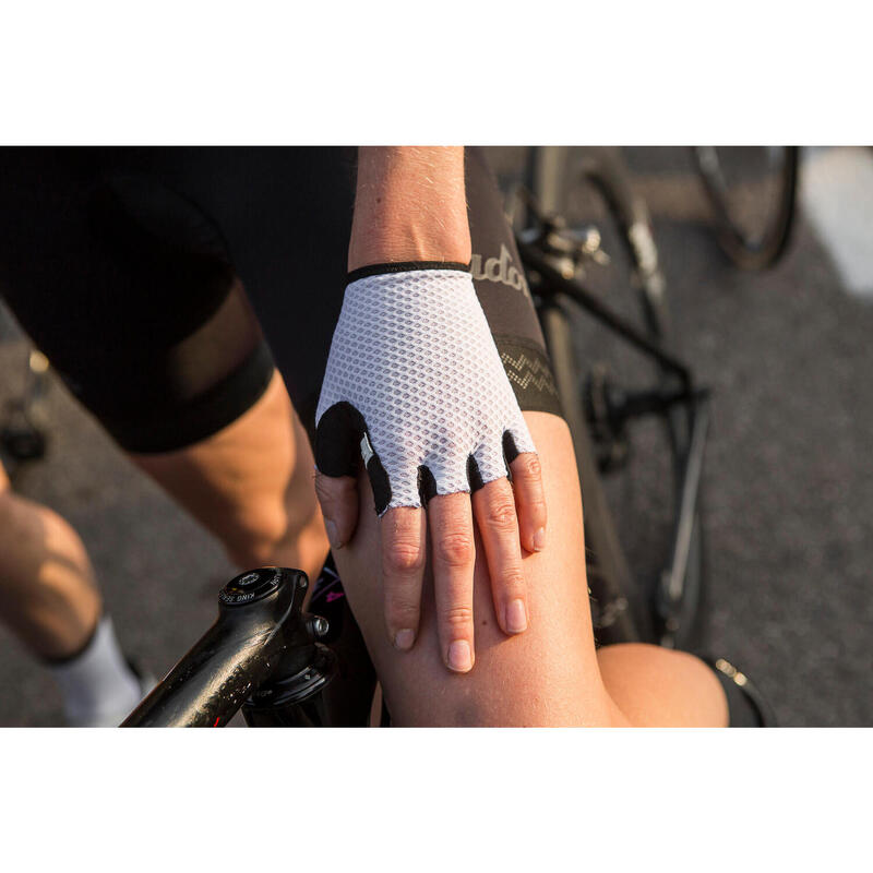 Gants de cyclisme pour femmes Léger Signature 1.0 Blanc
