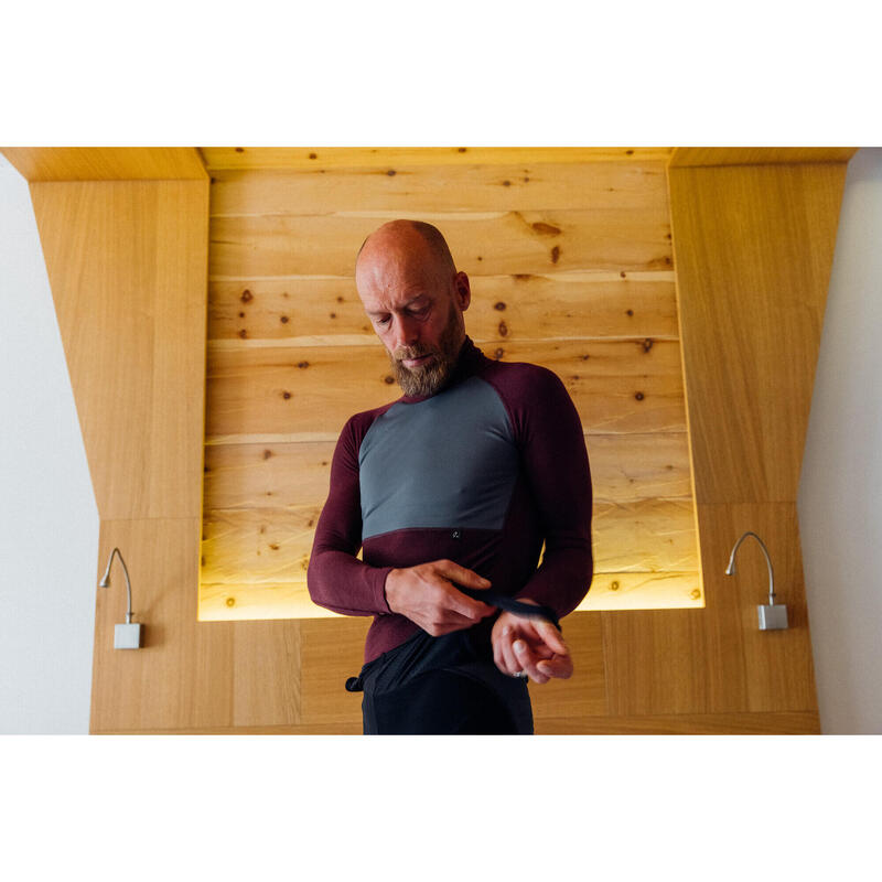 Merino Deep Winter Baselayer Purple/Slate