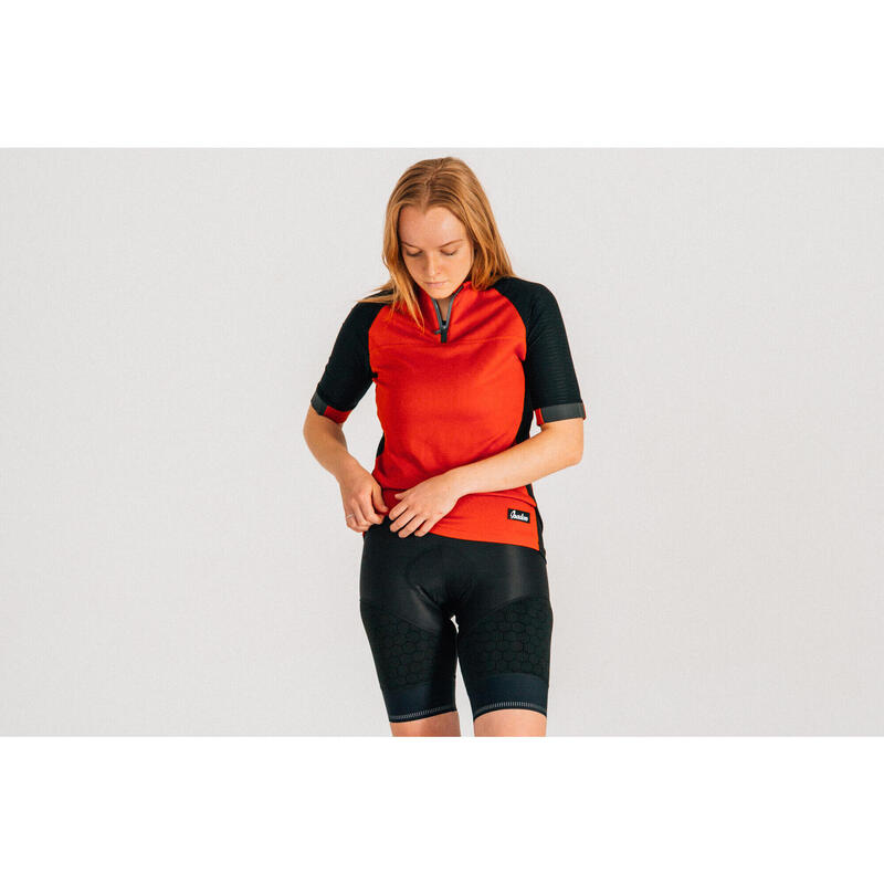 Maillot à manches longues de cyclisme pour femmes Léger Gravel Rooibos