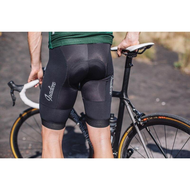 Herren Rad Trägerhose Signature Climber's Schwarz