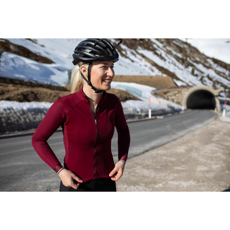 Damen Rad Langarmtrikot Echelon Zinfandel