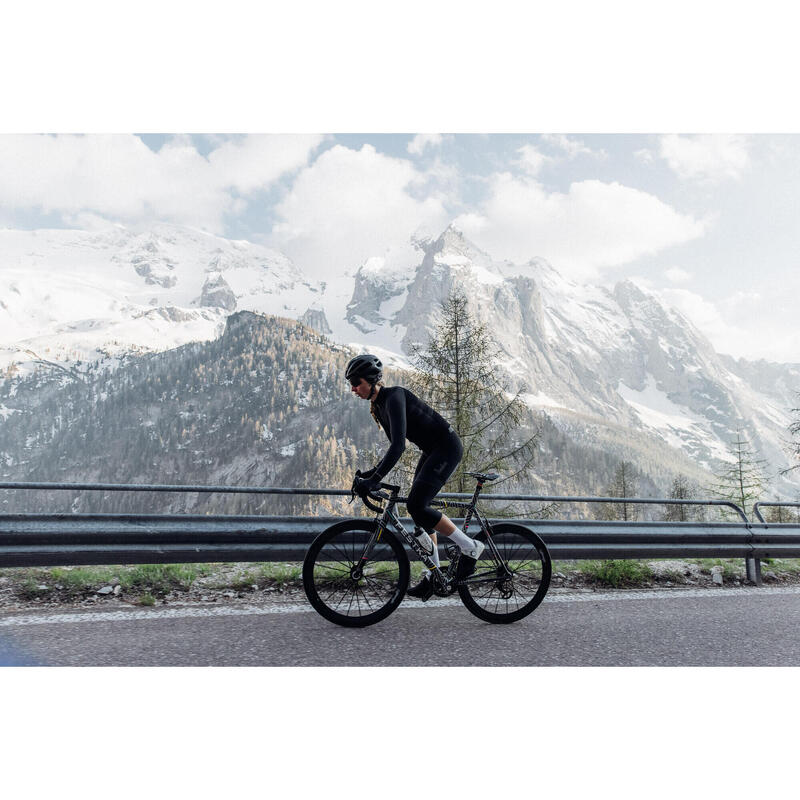 Maillot à manches longues de cyclisme pour femmes Echelon Anthracite