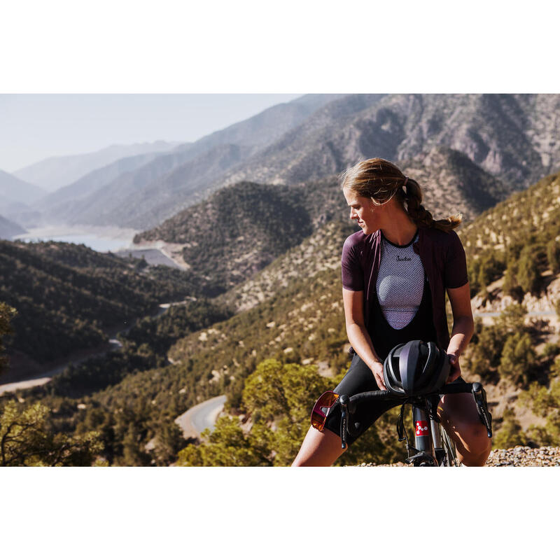 Sous-couche à manches courtes de cyclisme pour femmes Alternative 1.0 Noir/Blanc