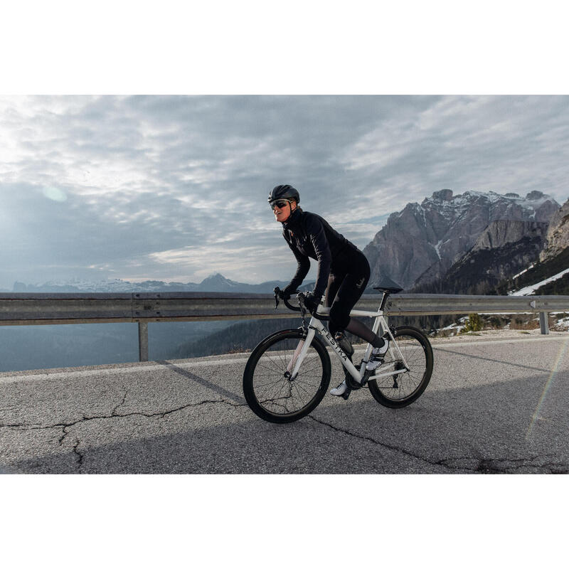 Giacca da ciclismo da donna Softshell Inverno Con Luci OSRAM Incorporate Nero