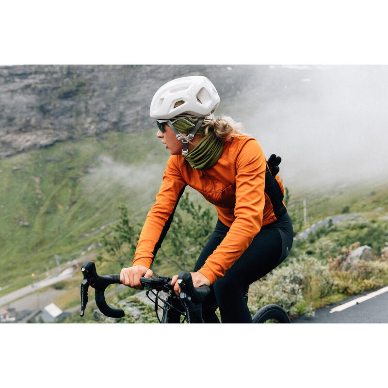 Veste de cyclisme pour femmes Softshell Hiver Signature Flamme Dorée